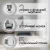 Купить Приставная детская кроватка Bubago Velina Lux BG 182-11 Серый для детей - фото товара